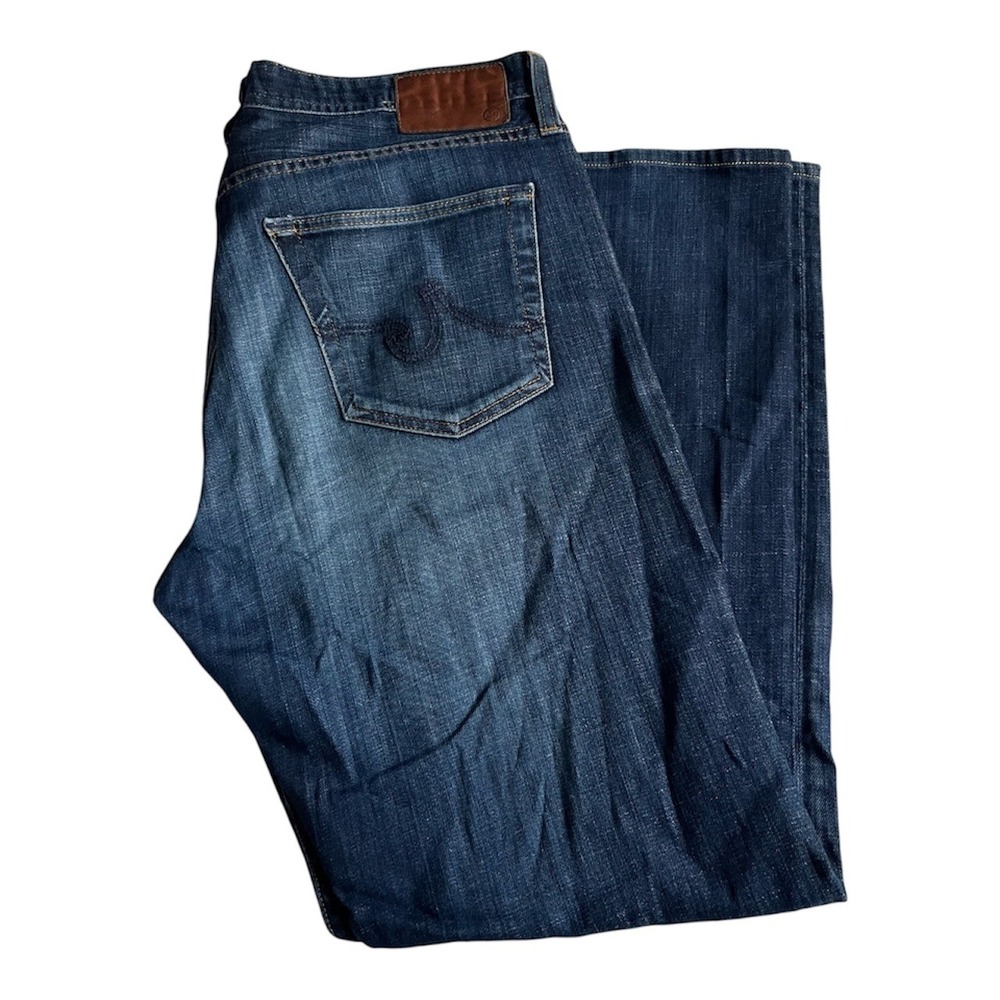 AG Adriano Goldschmied The Protege Straight Leg Blue Jeans Men 36x34 (34x30) USA